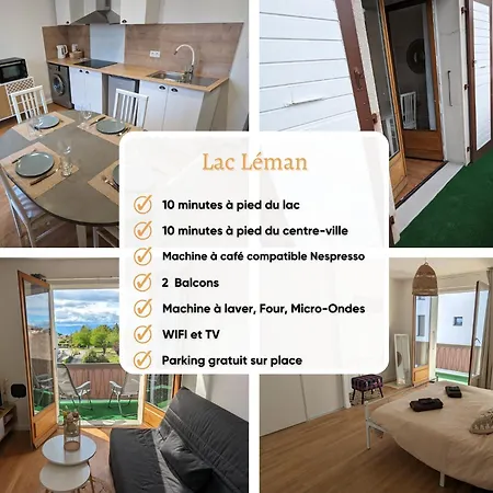 Cosy Et Moderne - Lac Leman Thonon-les-Bains Exterior photo